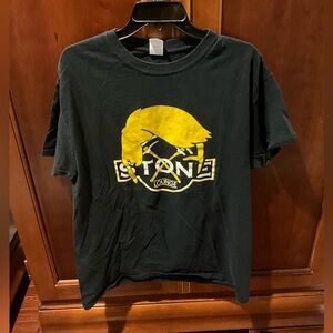 Gildan Black Graphic Tee with Yellow Logo Size Large

Condition Used
Size Large